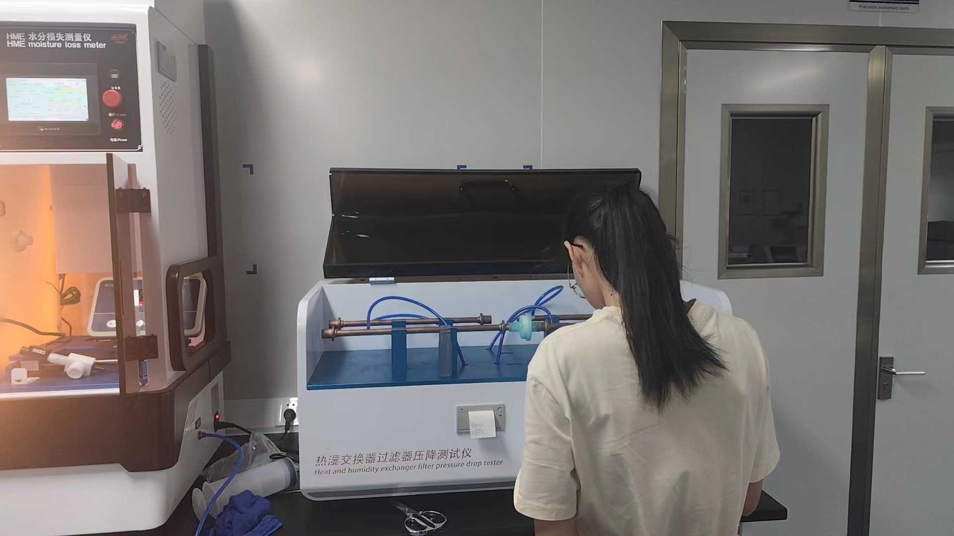 热湿交换器过滤器压降测试仪上海程斯与XX医疗达成合作上门培训