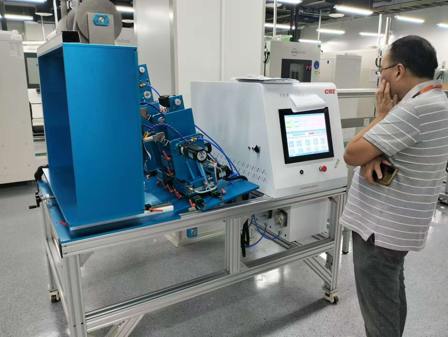 万能手指磨耗仪上海程斯与XXX有限公司达成合作上门培训