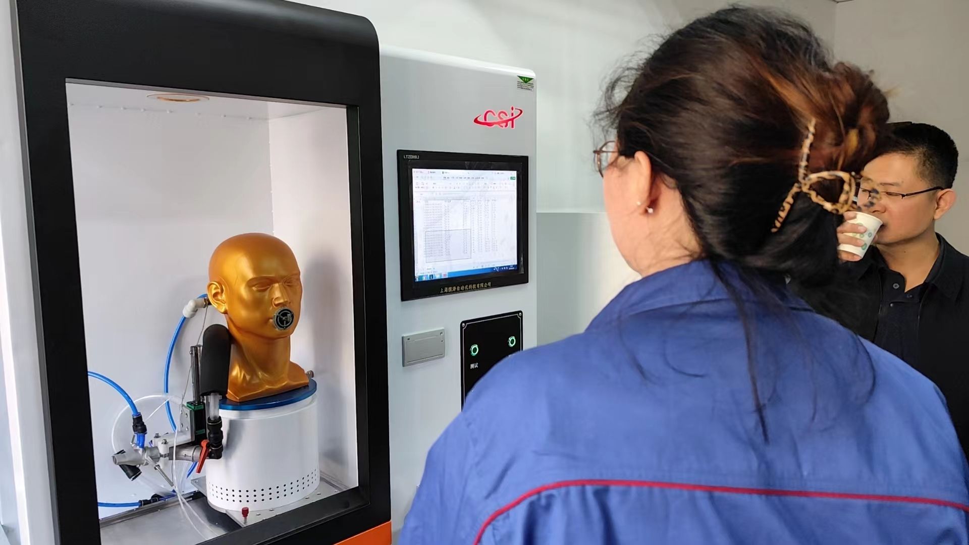 煤矿自救呼吸器防护性能测试仪：上海程斯与XX检测合作上门培训